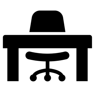 office-desk-icon-vector-26472118